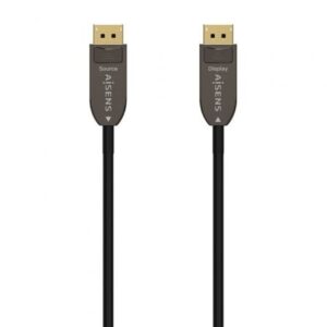 Cable DisplayPort 1.4 AOC 8K Aisens A155-0606/ DisplayPort Macho - DisplayPort Macho/ 10m/ Negro