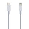 Cable USB 2.0 Tipo-C Lightning Aisens A102-0441/ Lightning Macho - USB Tipo-C Macho/ 480Mbps/ 20cm/ Blanco