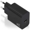 Cargador de Pared GaN Aisens A110-0941/ 1xUSB Tipo-C/ 30W/ Negro
