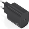 Cargador de Pared GaN Aisens A110-0951/ 1xUSB Tipo-C/ 30W/ Negro