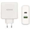 Cargador de Pared Aisens ASCH-2PD30QC-W/ 1xUSB Tipo-C/ 1x USB/ 48W