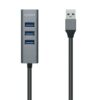 Hub USB 3.0 Aisens A106-0507/ 4xUSB/ Gris