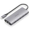 Docking USB Tipo-C Aisens ASUC-6P030-GR/ 1xHDMI 4K/ 1xUSB/ 2xUSB Tipo-C/ 1xRJ45/ 1xUSB Tipo-C PD/ Gris