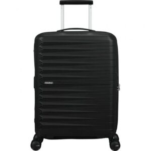Maleta de Cabina American Tourister FastForward Spinner Expansible 55cm/ 55x40x23cm/ 4 Ruedas/ Negro