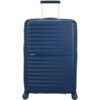 Maleta Mediana American Tourister FastForward Spinner Expansible 68cm/ 68x46x30cm/ 4 Ruedas/ Azul Marino