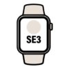 Apple Watch SE3/ GPS/ Cellular/ 40mm/ Caja de Aluminio Blanco Estrella/ Correa Deportiva Blanco Estrella M/L