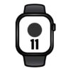 Apple Watch Series 11/ GPS/ 42mm/ Negro Azabache/ Correa Deportiva Negra (M/L)