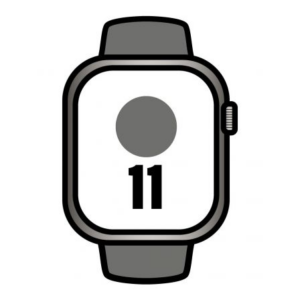 Apple Watch Series 11/ GPS/ Cellular/ 46mm/ Titanio Natural/ Correa Deportiva Gris Piedra S/M