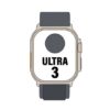 Apple Watch Ultra 3/ GPS/ Cellular/ 49mm/ Caja Titanio Negro/ Correa Loop Alpine Negra S