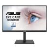 Monitor Profesional Asus VA27AQSB 27"/ WQHD/ Multimedia/ Regulable en altura/ Negro