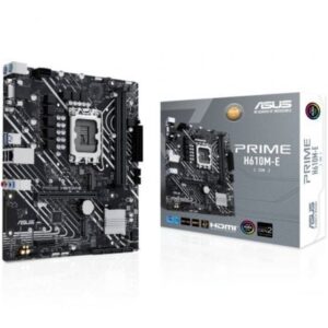 Placa Base Asus Prime H610M-E-CSM/ Socket 1700/ DDR5/ PCIe 4.0/ Micro ATX