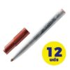 art_bic-rotu20pizarra20rojo2012u_1.jpg Caja de Rotuladores para Pizarra Bic Velleda 9581691/ 2mm/ 12 unidades/ Rojos