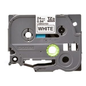 Cinta Laminada Original Rotuladora Brother TZe-251/Blanca