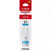 Botella de Tinta Original Canon GI-51/ Cian