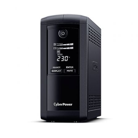 SAI Línea Interactiva Cyberpower BR1000ELCD/ 1000VA-600W/ 8 Salidas/ Formato Bloque