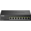 Switch D-Link DMS-108P/E 8 Puertos/ RJ-45 Gigabit 10/100/1000 PoE