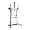 Soporte de Suelo Inclinable con Ruedas Fonestar STS-40106P para TV de 60-100"/ hasta 100kg