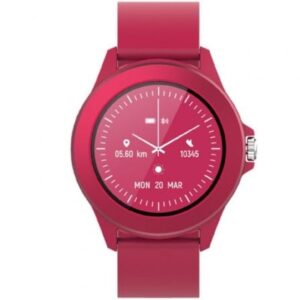 Smartwatch Forever Colorum CW-300/ Notificaciones/ Frecuencia Cardíaca/ Magenta