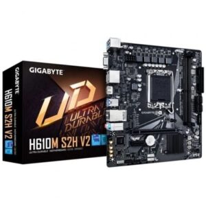 Placa Base Gigabyte H610M S2H V2 Socket 1700/ DDR5/ PCIe 4.0/ Micro ATX