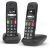 Teléfono Inalámbrico Gigaset E290/ Pack DUO/ Negro