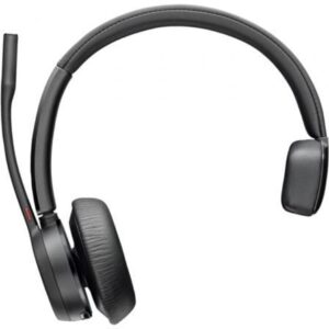 Auricular Inalámbrico Poly Voyager 4310 para Microsoft Teams + Adaptador BT700/ con Micrófono/ Bluetooth/ Negro