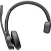 Auricular Inalámbrico Poly Voyager 4310 para Microsoft Teams + Adaptador BT700 + Base de Carga/ con Micrófono/ Bluetooth/ Negro