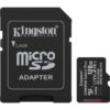 Tarjeta de Memoria Kingston CANVAS Select Plus 128GB microSD XC con Adaptador/ Clase 10/ 150MBs