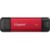 Disco Externo SSD Kingston Dual Portable SSD 1TB/ USB Tipo-C y USB 3.2/ Rojo