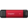 Disco Externo SSD Kingston Dual Portable SSD 2TB/ USB Tipo-C y USB 3.2/ Rojo