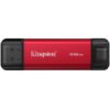 Disco Externo SSD Kingston Dual Portable SSD 512GB/ USB Tipo-C y USB 3.2/ Rojo