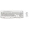 Teclado y Ratón Inalámbricos Logitech Silent Touch MK295/ Blanco