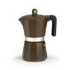 Cafetera Italiana Induction Cream M671012/ 12 Tazas/ Marrón