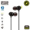 Auriculares Intrauditivos Muvit For Change MCHPH0006/ con Micrófono/ USB Tipo-C/ Negros
