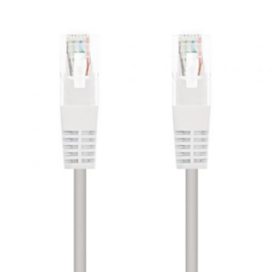 Cable de Red RJ45 UTP Nanocable 10.20.0110-W Cat.5/ 10m/ Blanco
