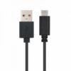 Cable USB 2.0 Nanocable 10.01.2102/ USB Tipo-C Macho - USB Macho/ 480Mbps/ 2m/ Negro