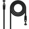 Cable de Red RJ45 SSTP Nanocable 10.20.2000-L25-BK Cat.8.1/ 25cm/ Negro