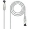 Cable de Red RJ45 SSTP Nanocable 10.20.2015 Cat.8.1/ 15m/ Gris