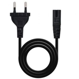 Cable Alimentación Forma 8 Nanocable 10.22.0402-L300/ CEE7/16 Macho - C7 Hembra/ 3m/ Negro