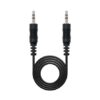 Cable Estéreo Nanocable 10.24.0103/ Jack 3.5 Macho - Jack 3.5 Macho/ 3m/ Negro