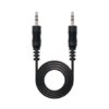Cable Estéreo Nanocable 10.24.0105/ Jack 3.5 Macho - Jack 3.5 Macho/ 5m/ Negro