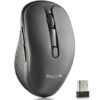 Ratón Inalámbrico NGS Evo Spook silencioso/ Batería recargable/ Hasta 1600 DPI/ Negro