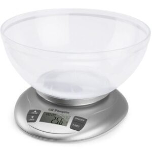 Báscula de Cocina Electrónica Orbegozo PC 2017 A/ hasta 3.5kg/ Plata