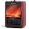 Chimenea Eléctrica Orbegozo CM 9015/ 2 niveles de potencia/ 750W-1500W