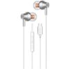 Auriculares Intrauditivos Qubo AU-300C/ con Micrófono/ USB Tipo-C/ Blancos