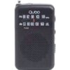 Radio Portátil Qubo R-S1/ con Cable/ a Pilas/ Negra
