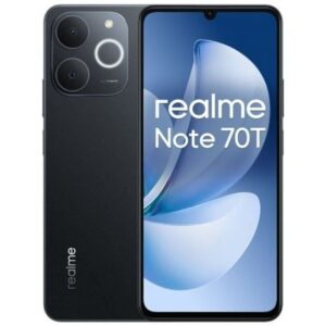 Smartphone Realme Note 70T 4GB/ 256GB/ 6.74"/ Negro Obsidiana