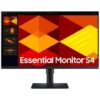 Monitor Profesional Samsung Essential Monitor S4 S40GD S24D402GAU/ 24"/ Full HD/ Regulable en altura/ Negro