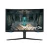 Smart Monitor Gaming Curvo Samsung Odyssey G6 S27BG650EU 27"/ QHD/ 1ms/ 240Hz/ VA/ Multimedia/ Regulable en altura/ Smart TV/ Negro