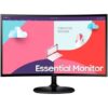 Monitor Profesional Curvo Samsung Essential Monitor S36C S27C364EAU/ 27"/ Full HD/ Negro