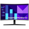 Monitor Profesional Curvo Samsung Essential S3 S39GD S27D392GAU 27"/ Full HD/ Negro y Plata